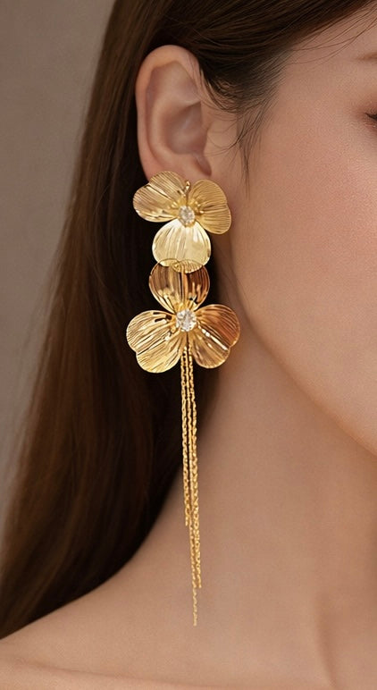 Flower Drop earrings