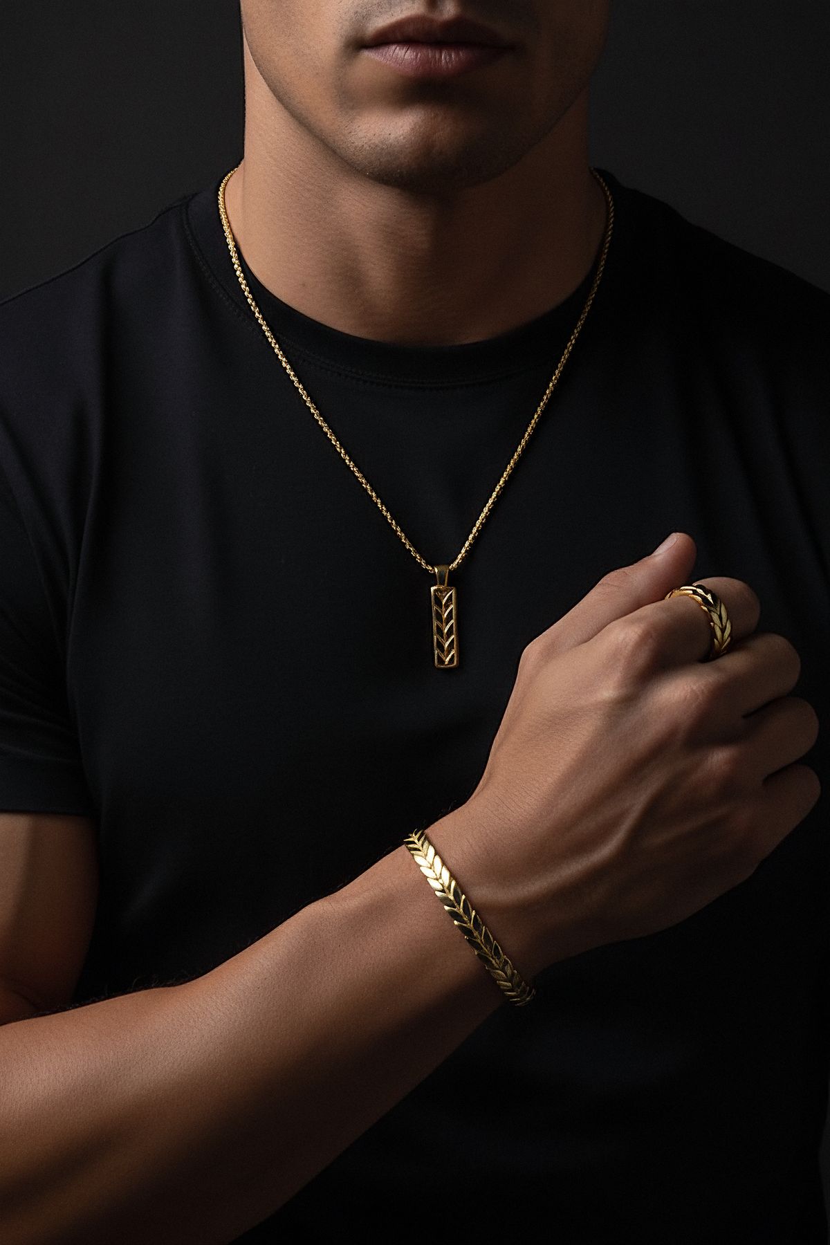 Men Gold Pendant