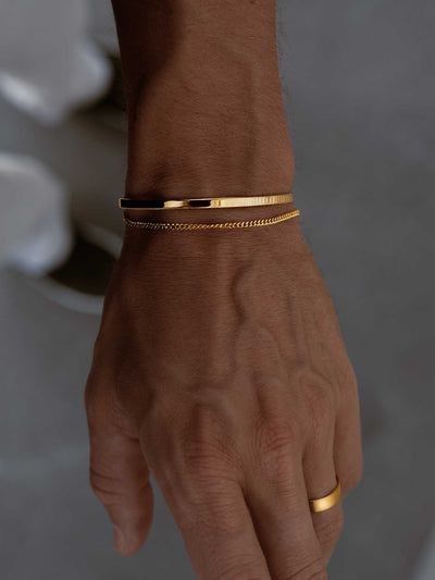 Men Gold Bracelet