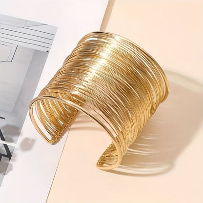 A Multi- Layered Golden Bracelet